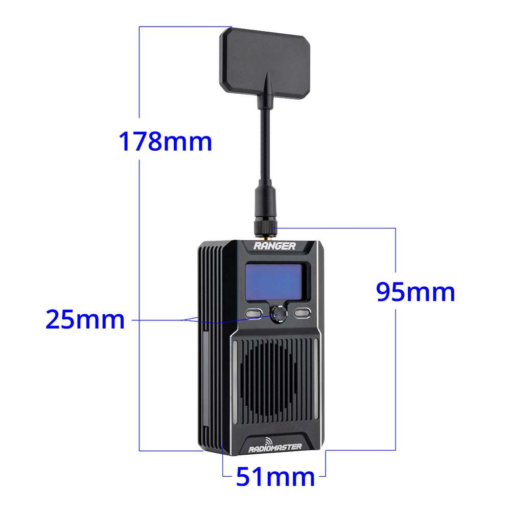 Ranger 2.4GHz ELRS Module OLED - Radiomaster Ranger 2.4Ghz Elrs Module ulasan dan harga
